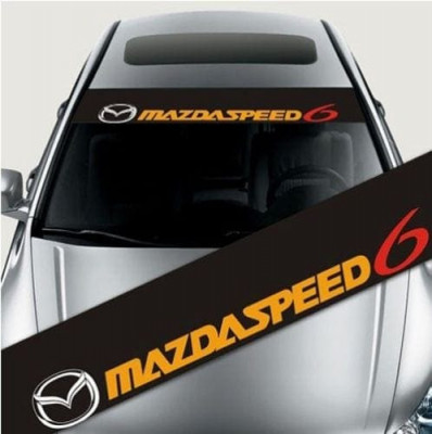 Sticker parasolar auto MAZDASPEED (126 x 16cm) ManiaStiker foto