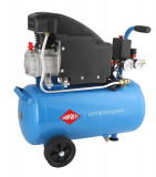 Compresor de aer profesional cu piston - Blue Series 1.1kW, 150L/min, 8 bari - Rezervor 24 Litri - AirPress-HL150/24-36744E, Oem