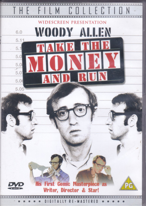 DVD: Take the Money and Run ( original, regie si rol principal Woody Allen )