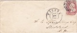 AMS @ - PLIC SUA 1862, FRANCATURĂ SIMPLĂ, francat cu 3 Cents MICHEL 18, 1861/1869