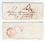 France 1825 Cover + Content 73 FONTAINEBLEAU SEINE ET MARNE D.809