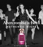 Abercrombie &amp; Fitch Authentic Night Woman Set (EDP 50ml + BL 200ml) pentru Femei, 50 ml
