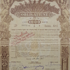 Obligatiune 1000 lei aur 1925 , Duplicat , titlu , actiuni , actiune