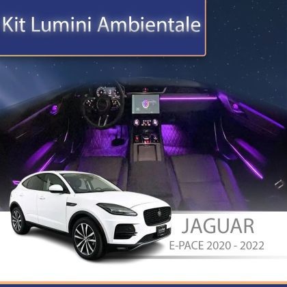 Lumini Ambientale Jaguar E-PACE 2020-2022 set complet control telefon sau sistem original CarStore Technology