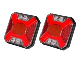 Cumpara ieftin Set lumini de stop LED cu 4 functii pentru remorca autoutilitara - marker neon, stop, semnalizare, marsarier, 12V