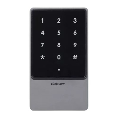 Controler stand-alone cu tastatura touch si cititor card EM 125kHz + Mifare 13.56MHz, carcasa antivandal - SEBURY SEB-sTouch2 foto