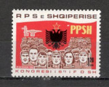 Albania.1989 Congresul Frontului Democratic SA.445, Nestampilat