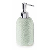 Cumpara ieftin Dispenser sapun lichid ceramica verde &Oslash; 7,5 cm x 18,5 H, 320 ml