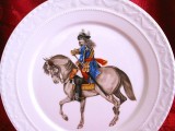 FARFURIE DECORATIVA PORTELAN KPM BAVARIA CAL SI CALARET 20 CM