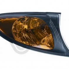 Lampa semnalizare fata Bmw Seria 3 E46 Sedan/Combi 10.2001-06.2005 ULO partea stanga 2009193X , portocaliu cu reflector negru