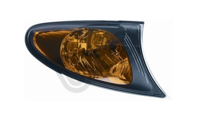 Lampa semnalizare fata Bmw Seria 3 E46 Sedan/Combi 10.2001-06.2005 ULO partea dreapta 2009203X portocalie cu reflector negru foto