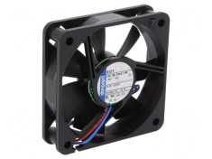 Ventilator DC Axial 60x60x15mm 12V 29m3/h 27dBA