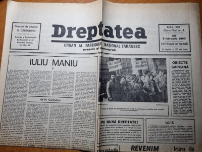 dreptatea 8 februarie 1990-art. iuliu maniu foto