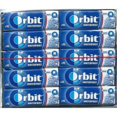 Set 30 Pachete Guma de Mestecat Orbit Winterfrost, Guma pentru Mestecat, Guma Orbit, Guma Mestecat, Guma Mentolata, Guma Aroma de Menta, Guma cu Menta foto