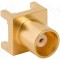 Conector MCX soclu mamă drept 50&Omega; THT PCB PTFE aurit AMPHENOL RF