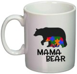 Cana alba personalizata &quot;Mama Bear 2&quot;, INOVATIX&reg;. 330ml, Oem