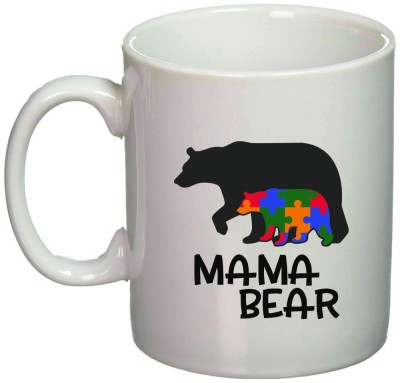 Cana alba personalizata &amp;quot;Mama Bear 2&amp;quot;, INOVATIX&amp;reg;. 330ml foto