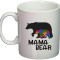 Cana alba personalizata &quot;Mama Bear 2&quot;, INOVATIX&reg;. 330ml