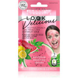 Eveline Cosmetics Look Delicious Watermelon &amp; Lemon masca de hidratare si luminozitate pentru ten obosit 10 ml