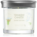 Yankee Candle Clean Cotton lum&acirc;nare parfumată Signature 122 g