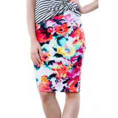B595-232 Fusta scurta cu imprimeu floral