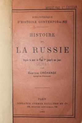 HISTOIRE DE LA RUSSIE foto