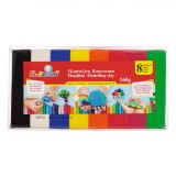 Plastilină Multicolor, SmileKids, Set 8 Bucăți, Capacitate 160g, Oem