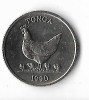 Moneda 5 seniti 1990 - Tonga, Australia si Oceania, Cupru-Nichel