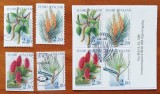 FINLANDA-&rdquo;FLORA ARTICA&rdquo; FLORI-SET 4V.+BLOC-stampilate -Vezi-Scan
