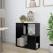 vidaXL Bibliotecă, negru, 60 x 24 x 63 cm, PAL 809063