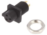 Conector Circular 60V 3 Pin Soclu Mamă 3A