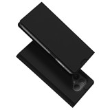 Husa flip fairphone 5, dux ducis skin pro, smart pro magnet, negru