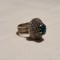 INEL argint TRIBAL cu peridot VECHI rar MASIV de efect OPULENT tronconic SUPERB