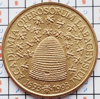 1088 Slovenia 5 Tolarjev 1993 Academia Operosorum Labacensium km 12 UNC foto