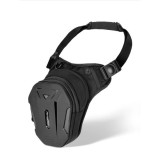 Geantă de picior/umar moto Motowolf, extensibilă, hardshell, eliberare rapida, negru