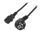 Cablu Alimentare 3x1mm2 Ştecăr &icirc;n Unghi la IEC C13