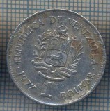 AX 1187 MONEDA - VENEZUELA - 1 BOLIVAR -ANUL 1977 -STAREA CARE SE VEDE, America Centrala si de Sud