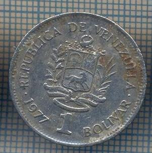 AX 1187 MONEDA - VENEZUELA - 1 BOLIVAR -ANUL 1977 -STAREA CARE SE VEDE foto