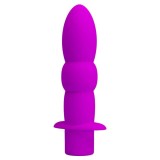 Cumpara ieftin Dop Anal Cu Vibratii Wyatt, Mov, 11.5 cm