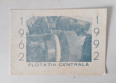 Felicitare Flotatia Centrala 1962-1992, Baia Mare, print pe carton subtire foto