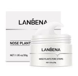 Tratament peel-off pentru puncte negre LANBENA Nose Plants Pore Strips, 30 g