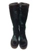Cizme lungi din piele India Black Pony, 35 - 41, Negru, Ingiro