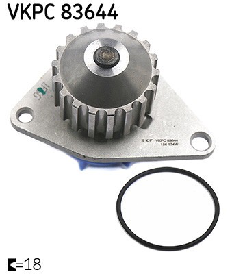 SKF VKPC 83644 Pompă de apă, răcire motor foto