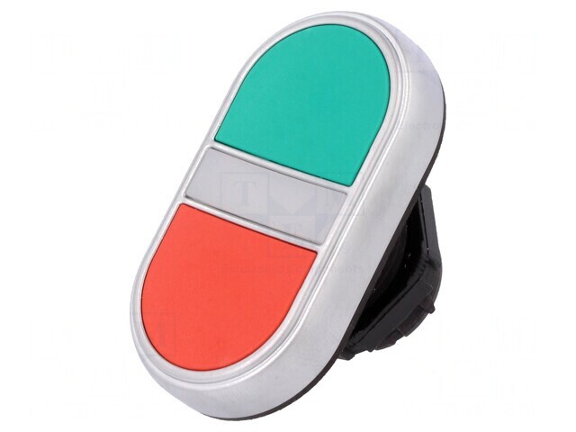 Comutator Dublu 22mm Roșu/Verde IP66