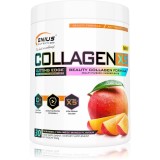 Genius Nutrition Collagen-X5&reg; pulbere pentru tonifierea pielii și frumusețea părului și a unghiilor aroma Mango 360 g