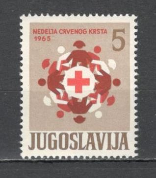 Iugoslavia.1965 Marci de binefacere-Crucea Rosie SI.660 foto