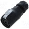 Conector M12 soclu tată 4 pini 4A 250V IP67 drept cablu LUTRONIC 0,5m