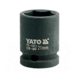 Cheie tubulara hexagonala de impact prindere patrat 1/2 21 mm YATO