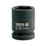 Cheie tubulara hexagonala de impact prindere patrat 1/2 21 mm YATO