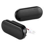 Set 2 lampi semnalizare secventiala, LED, Compatibil cu Volkswagen/Seat, Negru, Oem